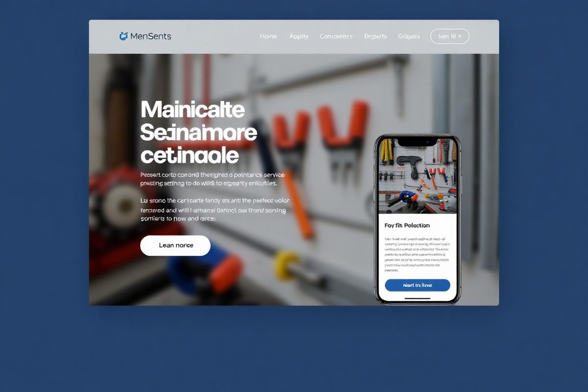Mishov Onderhoud website preview