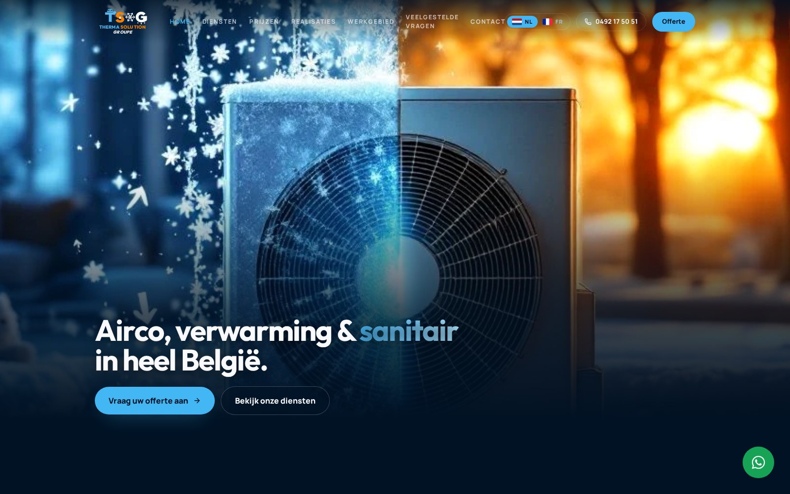 Therma Solution Groupe — website homepage